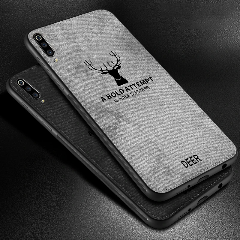 Чехол для Xiaomi Mi 9 жесткий защитный чехол из мягкого ТПУ с краями силиконовая ткань