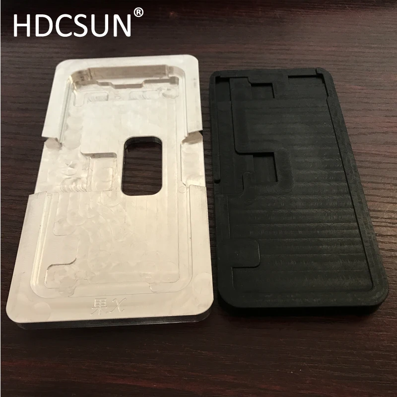 Precision aluminium Mold For iPhone X LCD Screen Laminating and Location Alignment Mat Vacuum Metal Mould IPX XR XS max | Инструменты