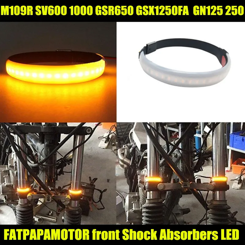 Motorcycle Accessories Shock Absorber Modification LED Turn lights FOR SUZUKI M109R SV600 1000 GSR650 GSX1250FA GN125 250 GS125 |