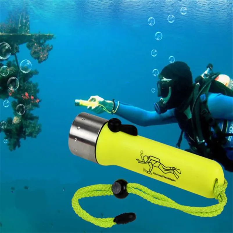 Новый фонарик для дайвинга подводный 1200LM светодиодные фонари водонепроницаемый