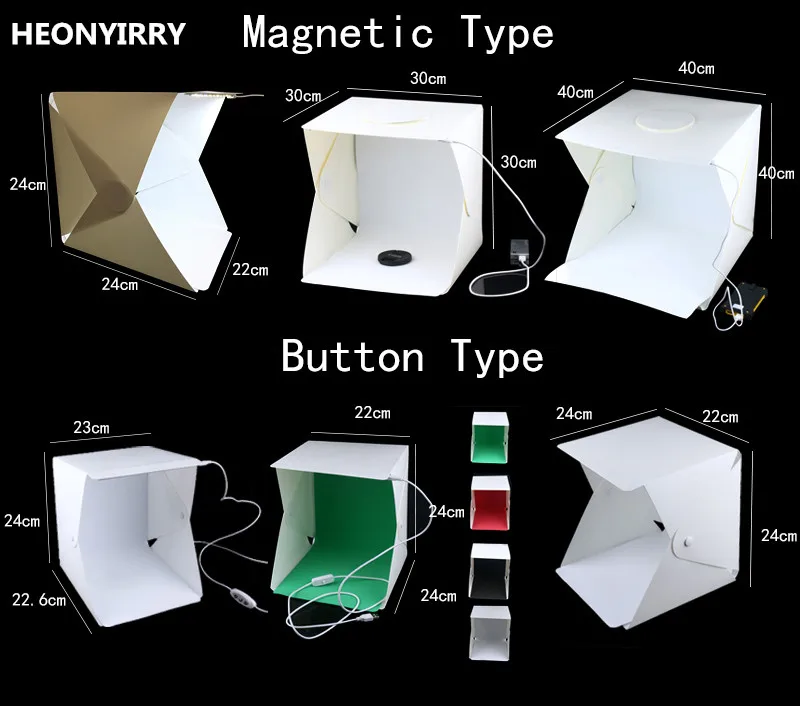 Портативный складной студийный рассеивающий софтбокс светильник светодиодный