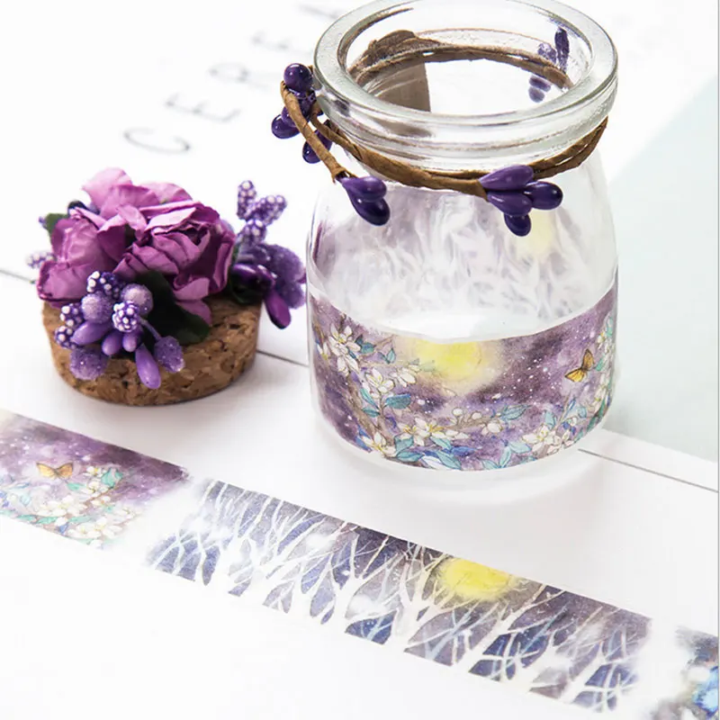 30 мм * 7 м флуоресцентная лесная васи лента DIY украшения Скрапбукинг планировщик