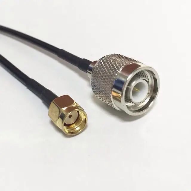3 шт. 50 см Радиочастотный кабель BNC штырь-штырь резьба внутри отверстия RG174