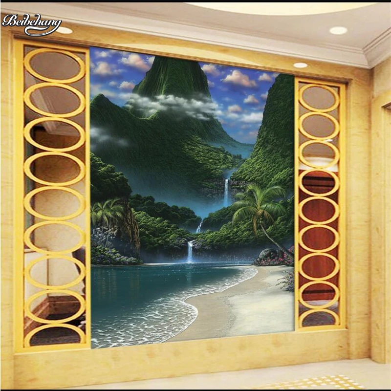 Обои beibehang на заказ обои из нетканого материала для входа в воду рано утром