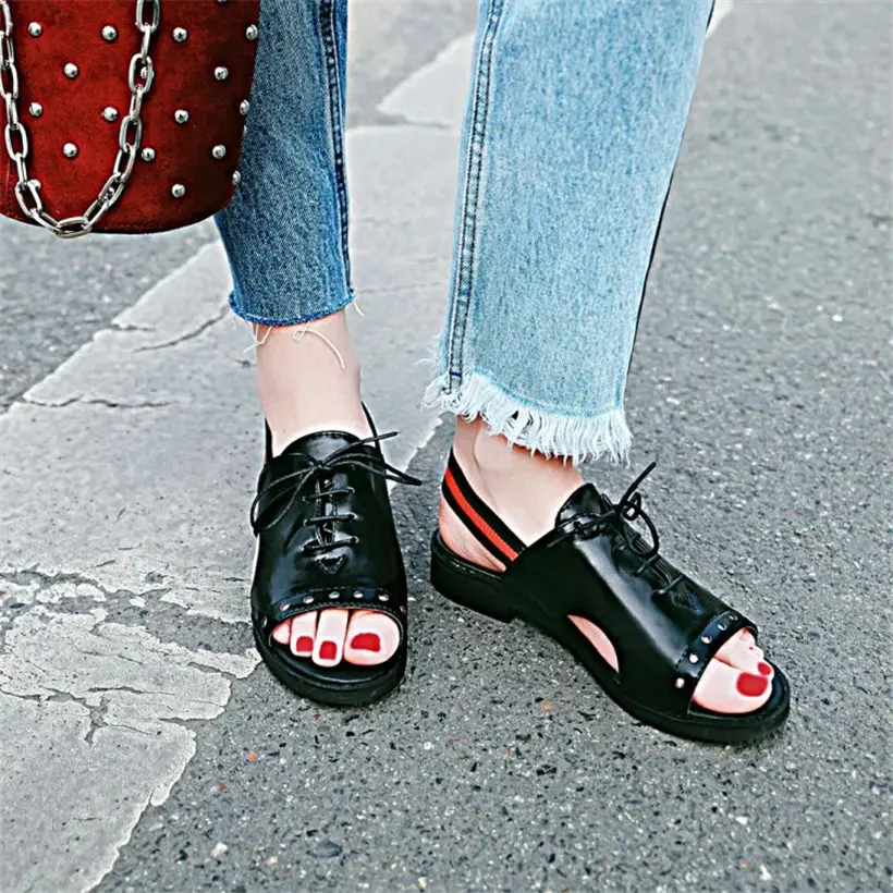 NAYIDUYUN/2019 г. женские римские сандалии-гладиаторы со шнуровкой и ремешком сзади