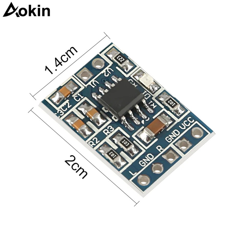 HXJ8002 мини аудио усилитель модуль усилителя одноканальный 3 Вт/DC2.0 ~ 5 В |