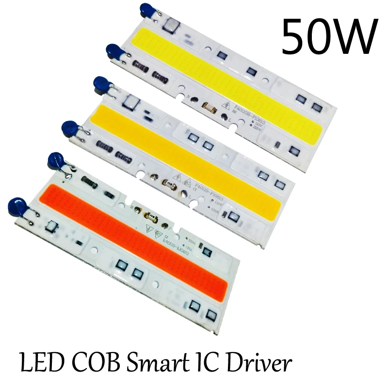 Светодиодный чип COB полный спектр теплый/холодный белый растут мини-светильник 50