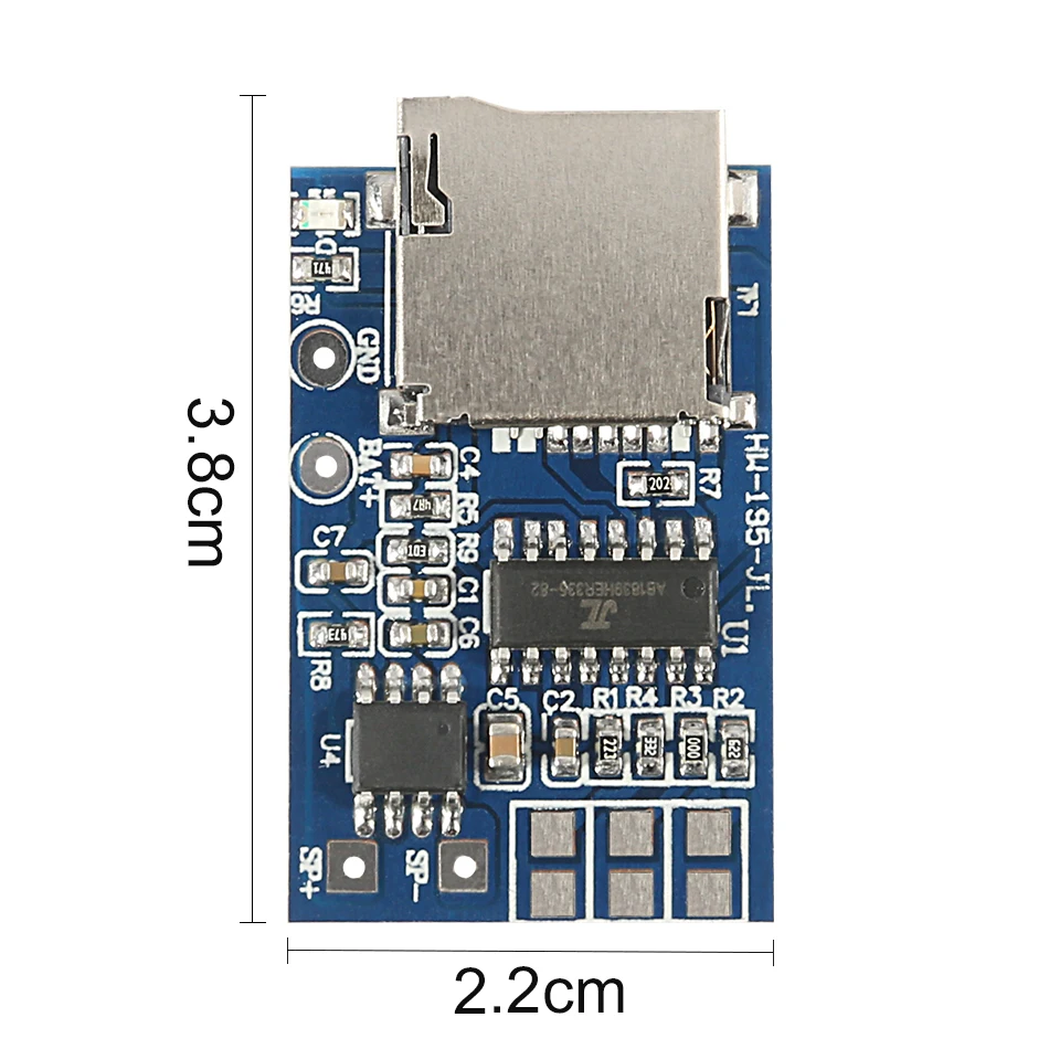 GPD2846A TF Карта MP3 Декодер Плата 2W Усилитель Модуль Для Arduino GM Источник Питания Mp3 Разблокировать Дешифровать Транскрибировать.