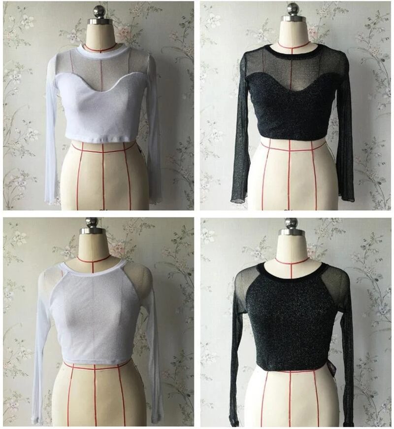 professional clothes belly dance top sexy woman new mesh long sleeved practice clothing | Тематическая одежда и униформа