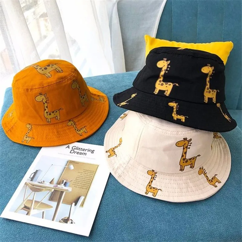 Children cartoon giraffe visor fisherman hat photo props cosplay plush toy Christmas Halloween birthday party dress up | Игрушки и хобби