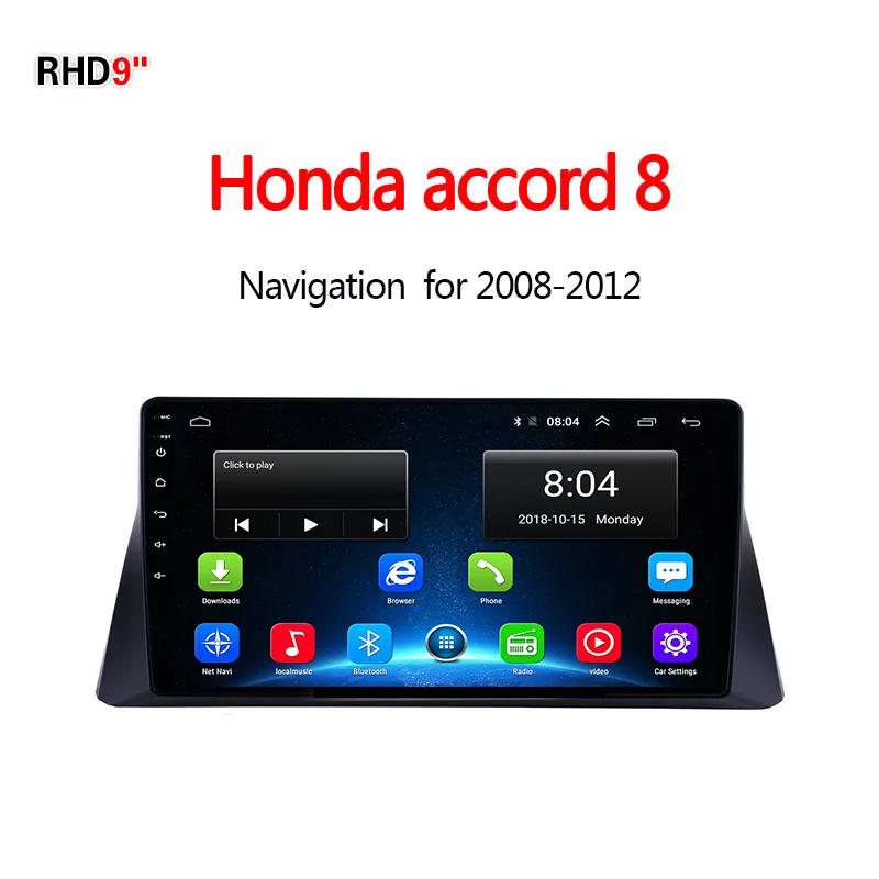 Lionet gps навигация для автомобиля Honda accord 8 2008 2012 10 1 дюймов RH1015Y|GPS транспорта| |