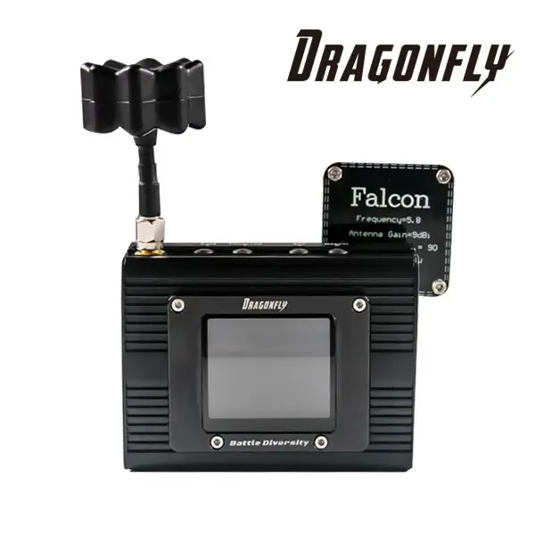 Dragonfly 48CH боевой приемник разнесенных сигналов со встроенным монитором|receiver|receiver