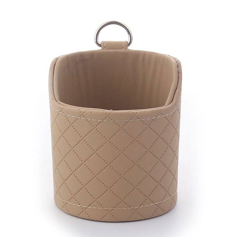 Автомобильная воздушная розетка сумка для телефона кожаная многофункциональная