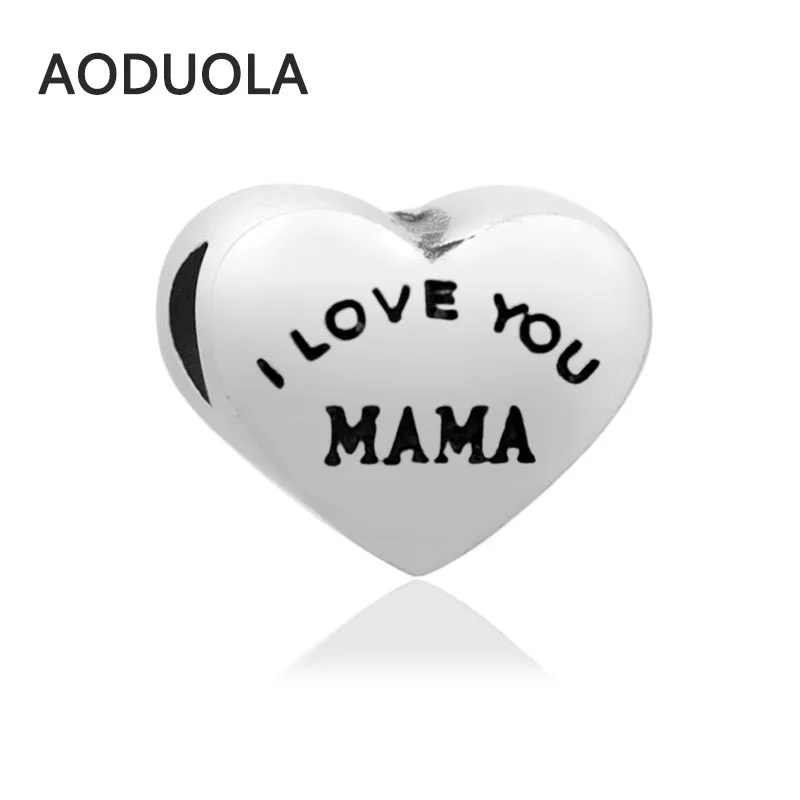 2Pcs Lot Stainless Steel Letter Silver color Spacer Beads DIY Big Hole Bead for Jewelry Making Fit For Pandora Bracelet | Украшения и