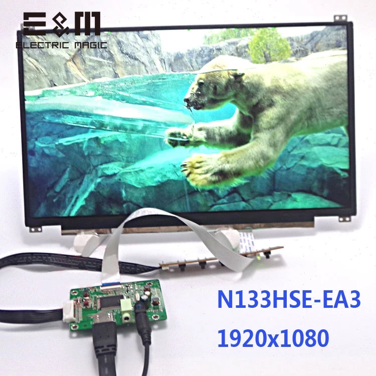 13 3 дюймовый IPS 1920*1080 FHD дисплей HDMI EDP плата привода для автомобиля Raspberry Pi Zero 1080P