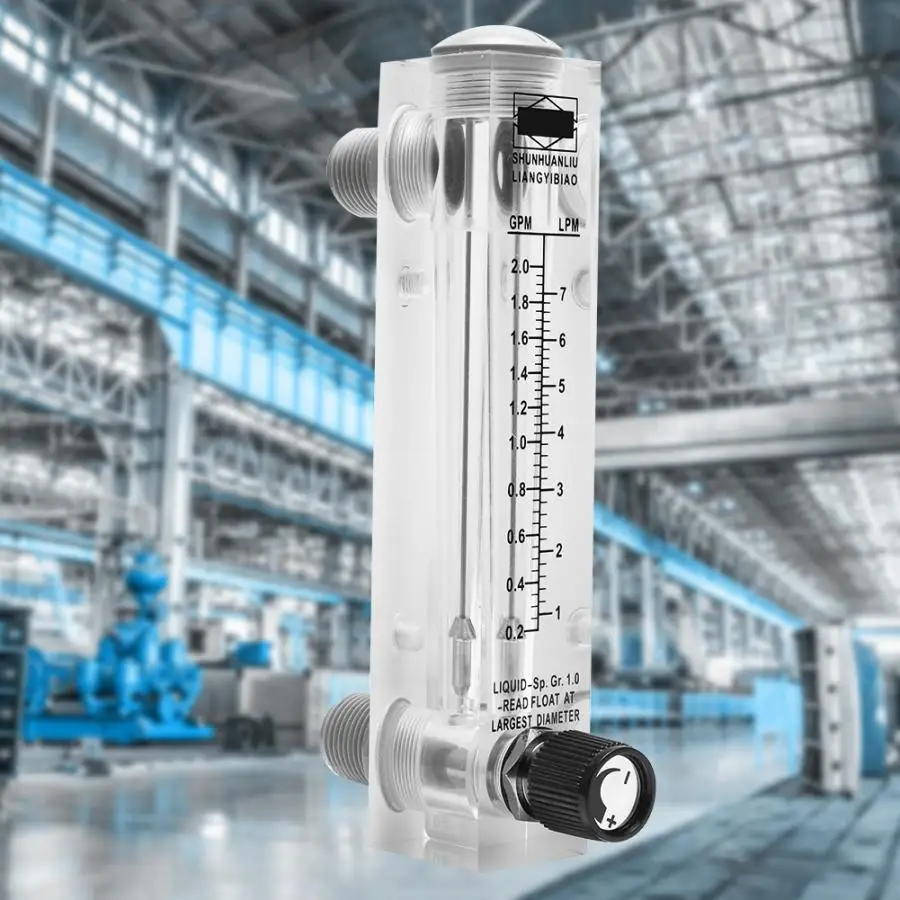 LZM-15T акриловый оргстекловый регулировочный панельный расходомер жидкости 0 2 ~ 2GPM