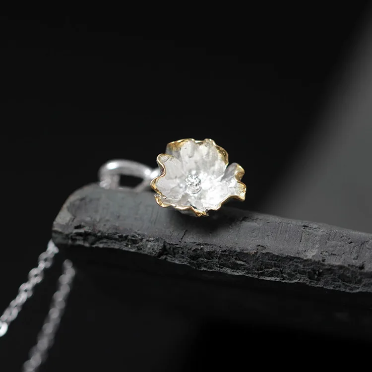 Китайский ветер восстанавливающий древний путь Серебро S925 женское ожерелье с