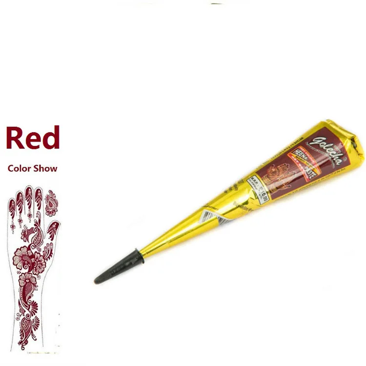 Наклеивающаяся татуировка с красным кружевом свадебные Водонепроницаемый