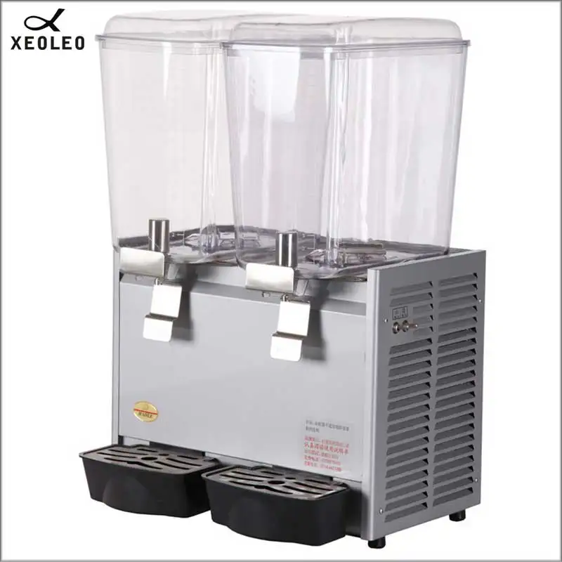 XEOLEO Double tanks drink dispenser 18L*2fruit juice 200V Mixing Juice Dispenser Fountain type Beverage machine | Бытовая техника