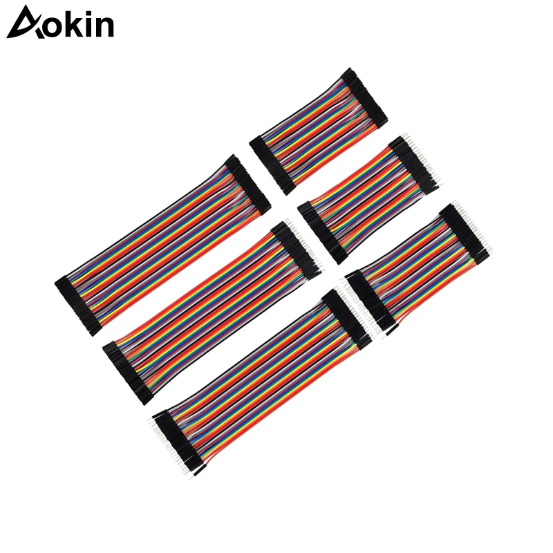 Дупонт линии/провода 240 шт. 10/20 см мужской к женскому и проводник-перемычка для набора Ардуино DIY.