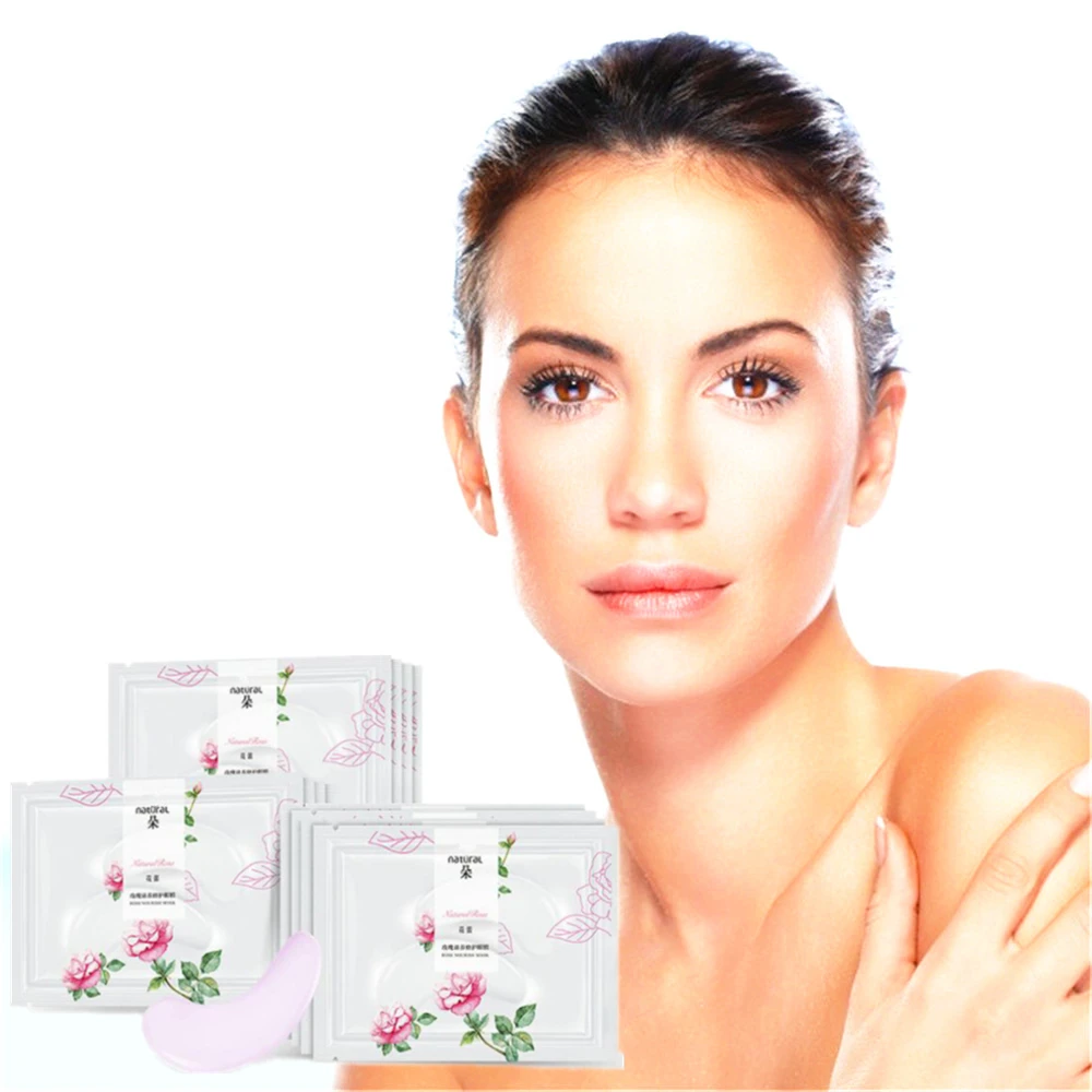 1 пара Красота Gold Crystal коллагеновая маска для глаз влаги анти старения акне уход