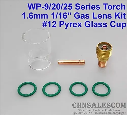 CHNsalescom 7 шт. газовая линза для сварочных фонарь Лок TIG #12 комплект из чашек