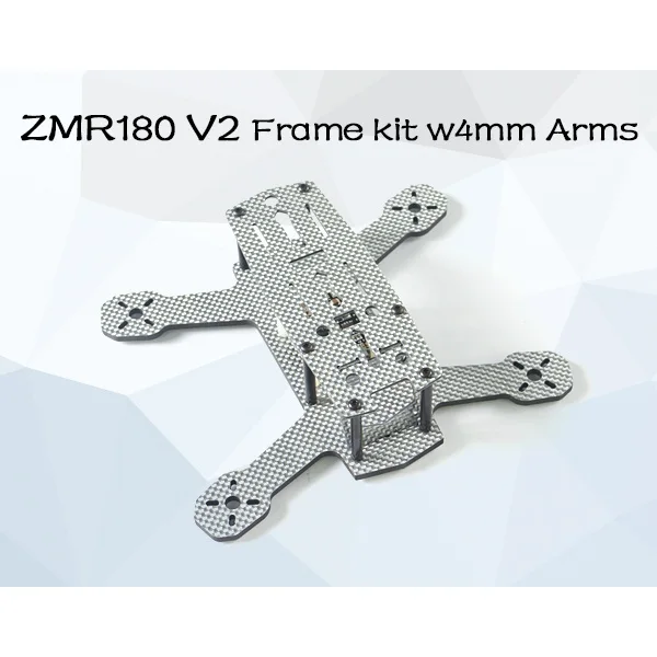 ZMR180 V2 Mini Quad Frame Kit 4mm Arms w с PDB высокое качество Нижняя пластина и 1 5mm верхняя
