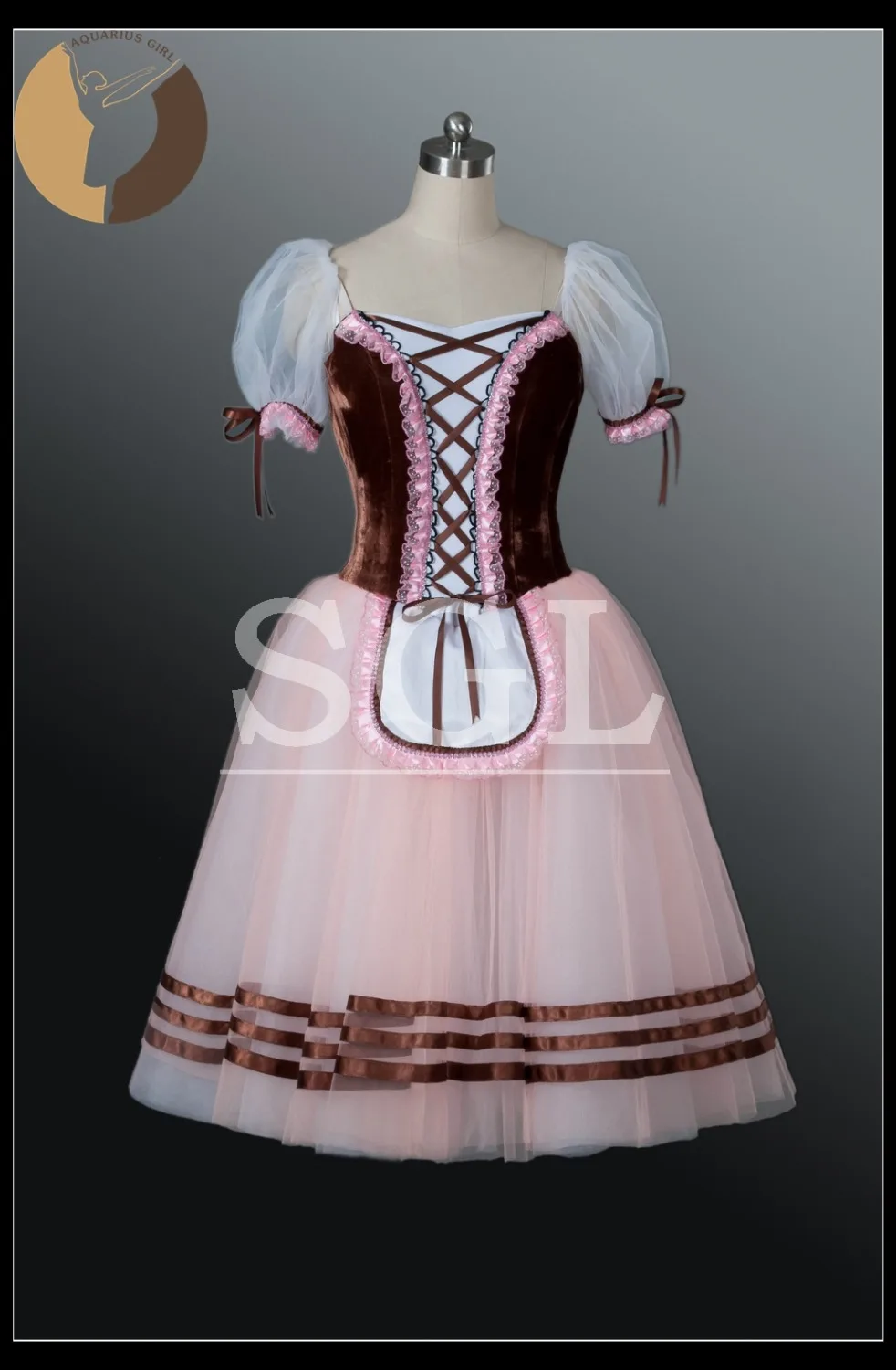 Бесплатная доставка классические балетные пачки для взрослых кофейного цвета