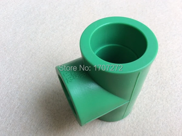 Бесплатная доставка (3 шт./лот) качественные экологически чистые фитинги PPR Equal Tee