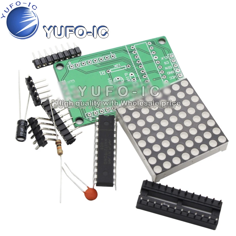 Матричный Модуль MAX7219 дисплей набор для самостоятельной сборки управление