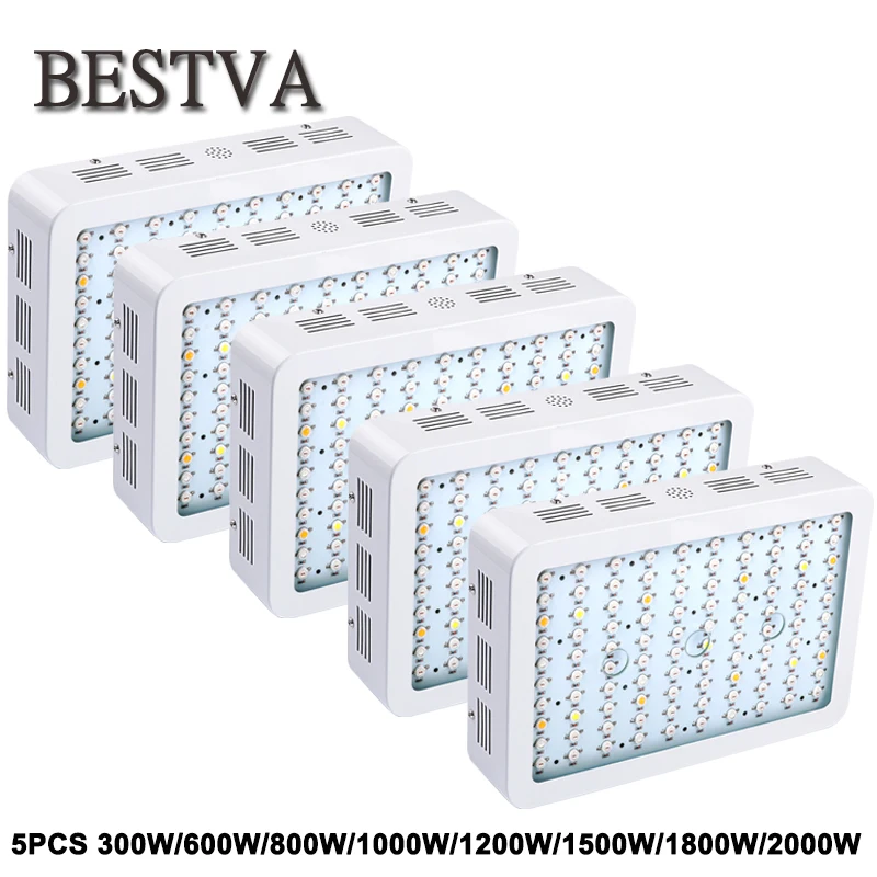 5 шт./лот растет свет 300 Вт/600 Вт/800 Вт/1000 Вт/1200 Вт/ 1500 Вт/1800 Вт/2000 Вт полный спектр