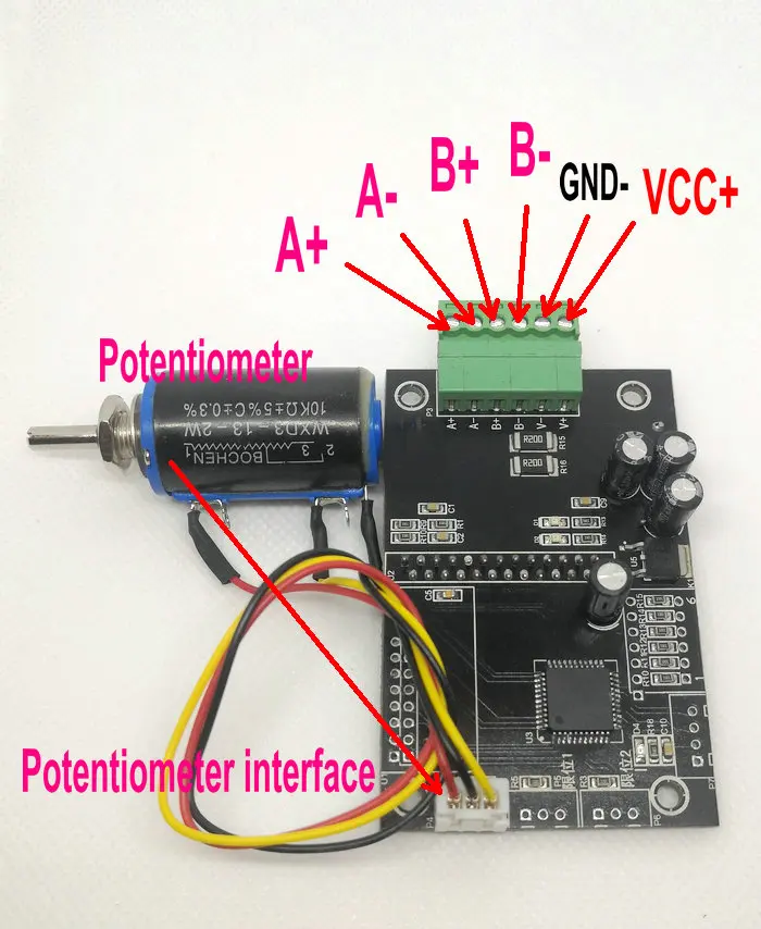 32V двухфазный четырехпроводный PM шаговый двигатель и гибридный контроллер