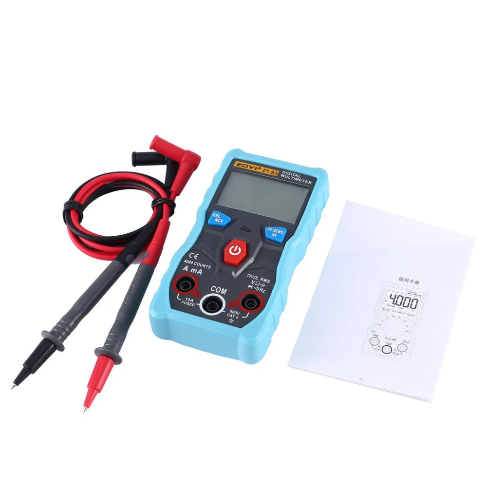 ZT S3 4000 передача данных AC/DC частота измерения температуры ручной 10A портативный