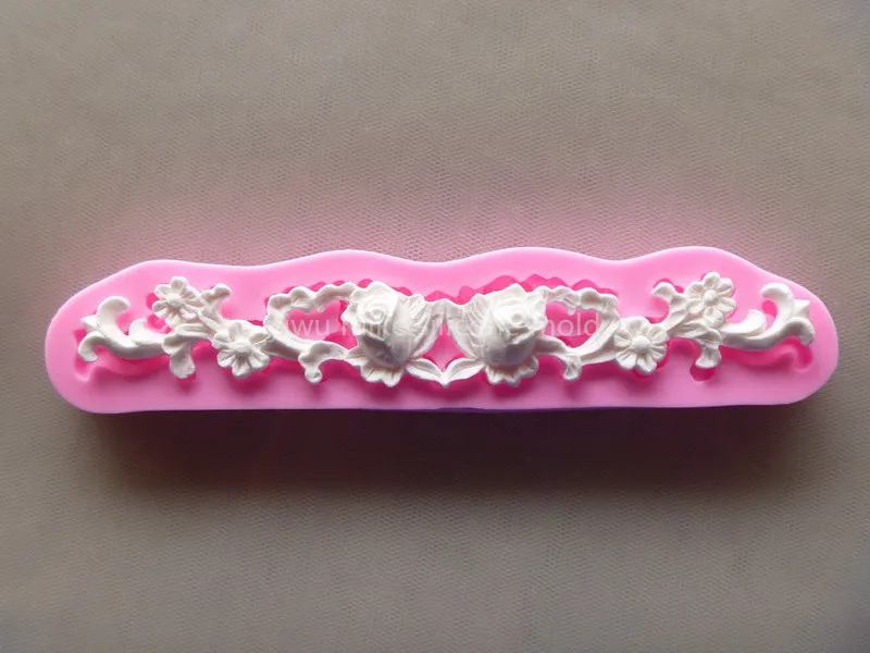 ANGRLY 16 6*3 5*1 см испечный инструмент Фабричный магазин дизайн розы торт силиконовая