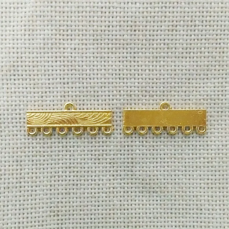 Набор из 5 6 бусины с отверстиями проставок для ожерелья подвесок соединителей