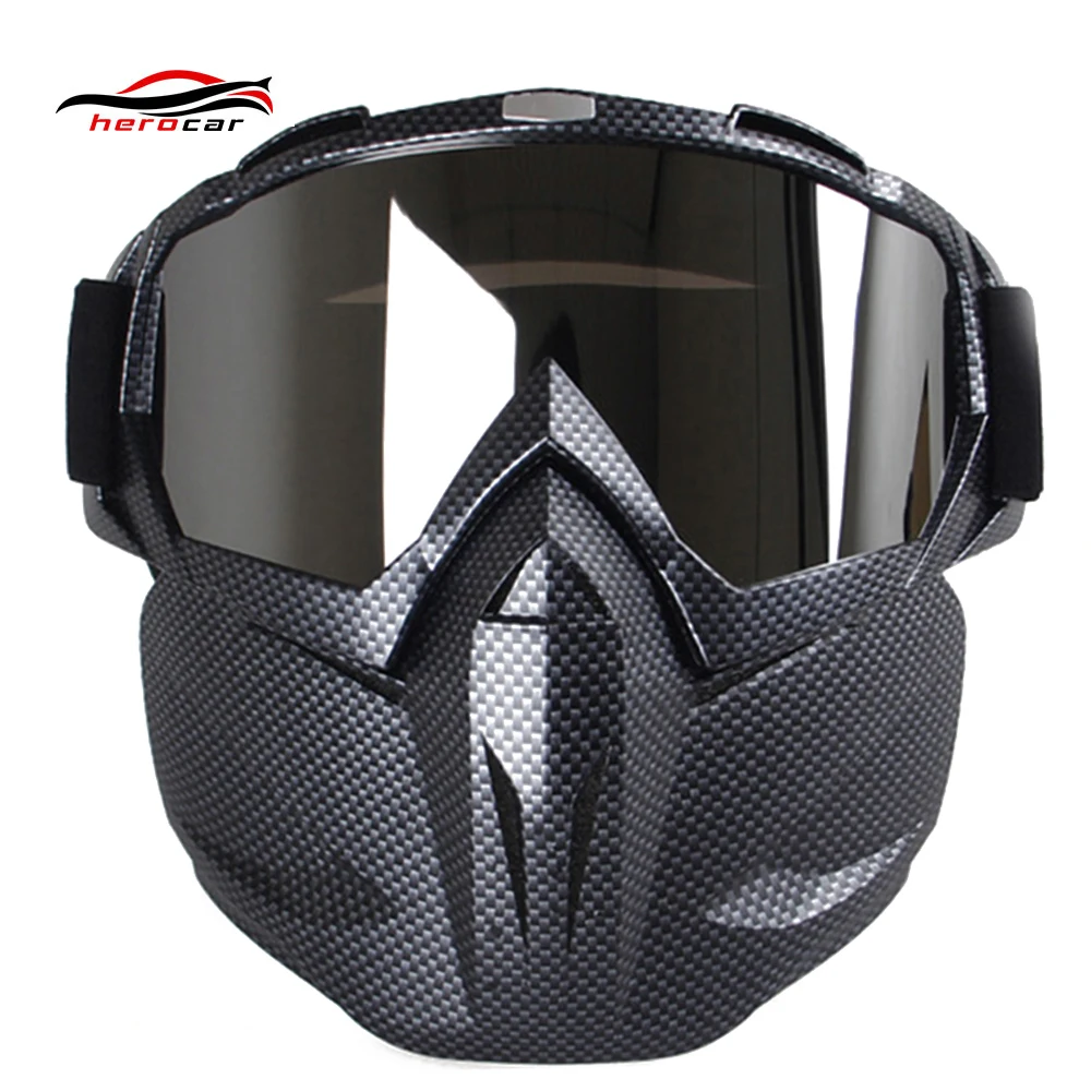 Мотоциклетные очки камуфляжные винтажные Ретро съемные модульные маски с