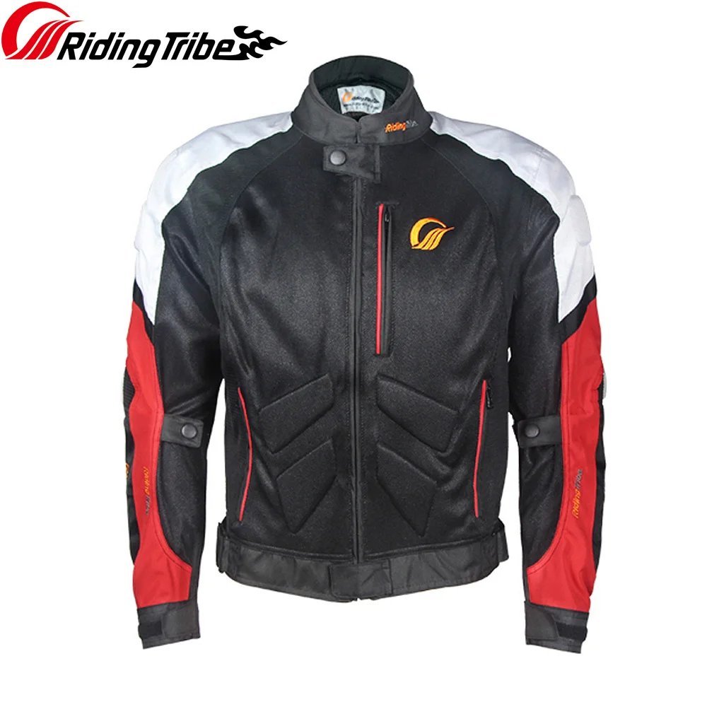Езда племя Новая мужская мотоциклетная куртка летняя анти-столкновения дышащая