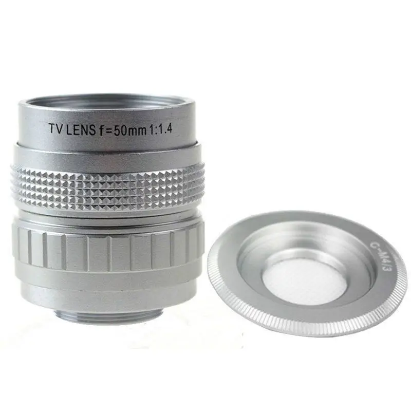 50 мм F1.4 CCTV TV фильмы объектив + C крепление для Panasonic GF5 GF6 G3 G5 G7 GH2 GF3 GX7 GX8H GX8 G7H G7K |