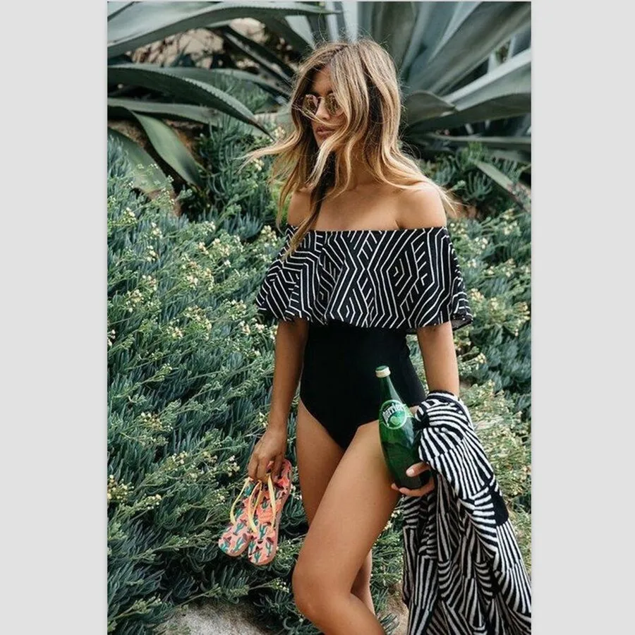 Женские купальники нового стиля сексуальный цельный купальник Maio praia Biquini Badpak