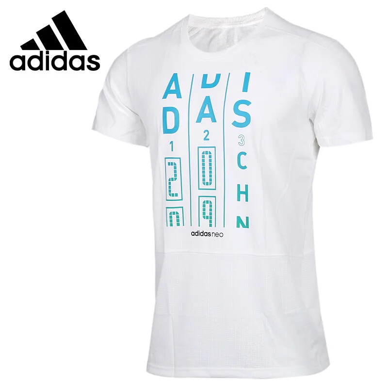 Original New Arrival Adidas Neo Label M CS MAT MIX T Men's T-shirts short sleeve Sportswear | Skateboarding T-Shirts