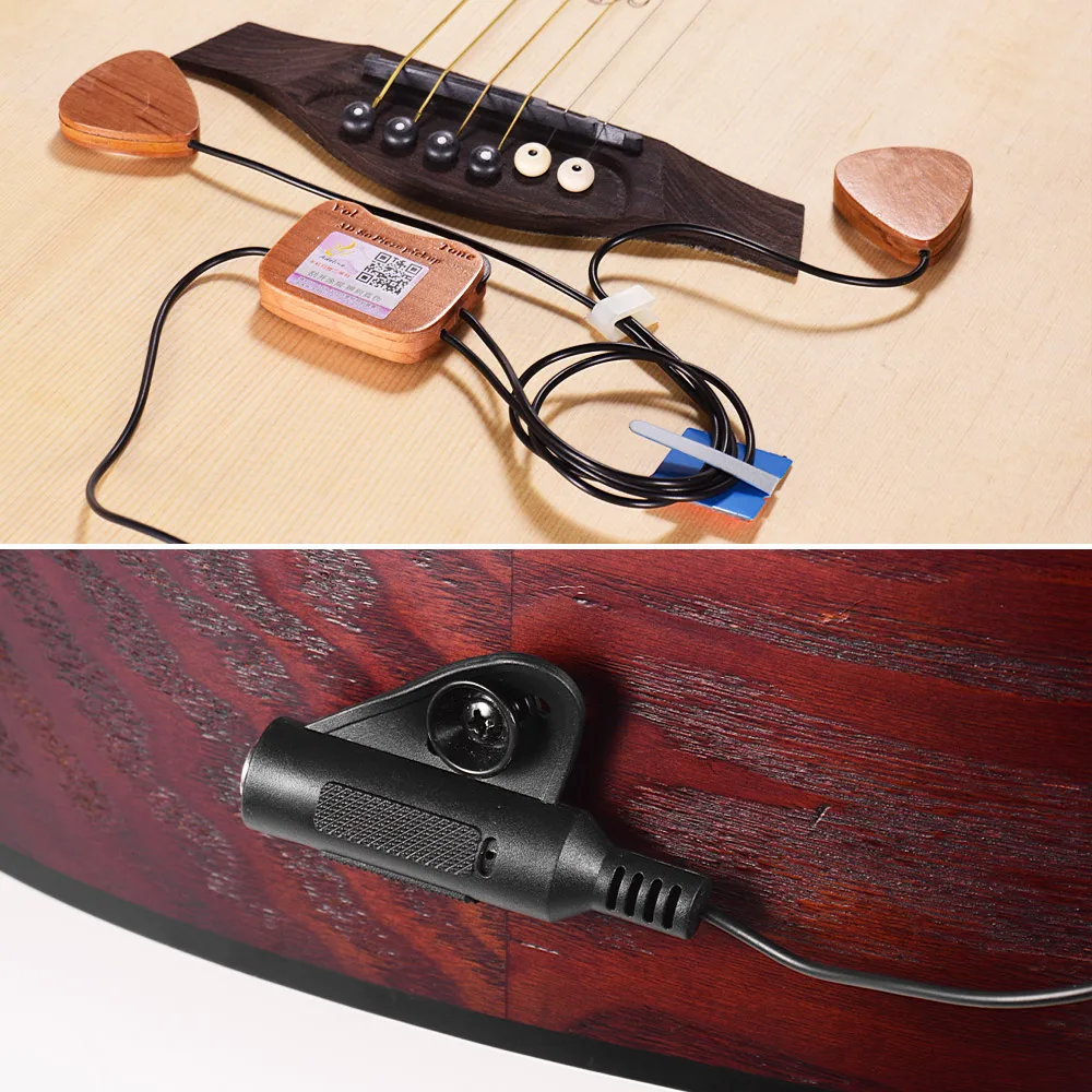 Аделина AD-80 самоклеящаяся деревянной гитары отправляются датчик захвата 3