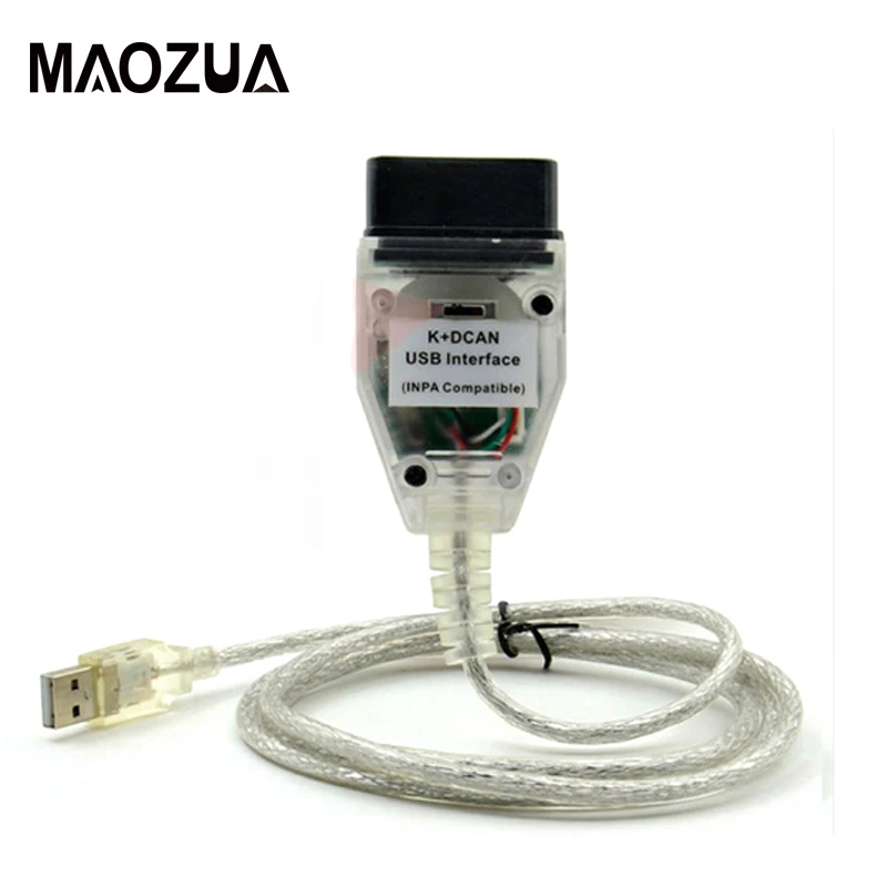 OBD2 USB Автомобильные диагностические кабели для BMW INPA K + CAN с переключателем D OBD