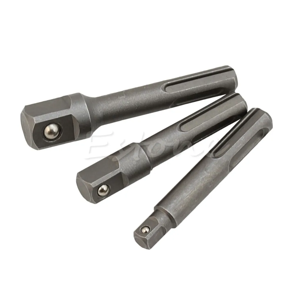 Новинка 3 шт. набор торцевых сверел SDS Plus 1/4 дюйма 3/8 1/2 сверла адаптер Лидер продаж |