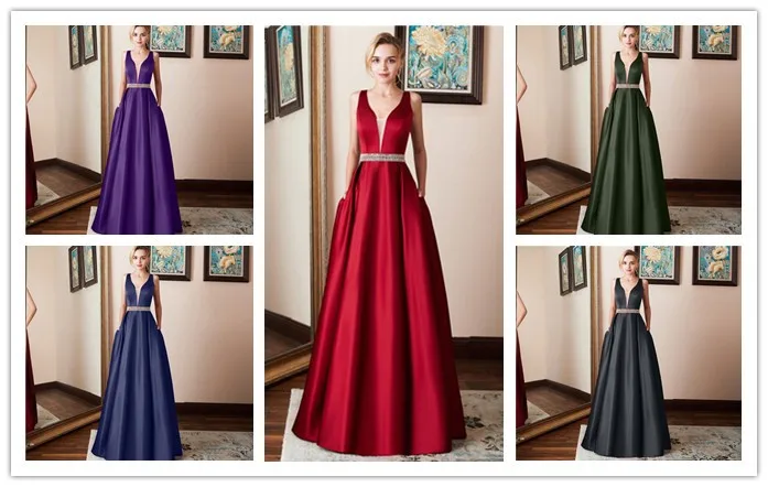 2019 Новое высокое качество дешевое настоящее фото Горячая модная женская платье Цветочное Длинное вечернее платье V-образным вырезом Повседневное Макси