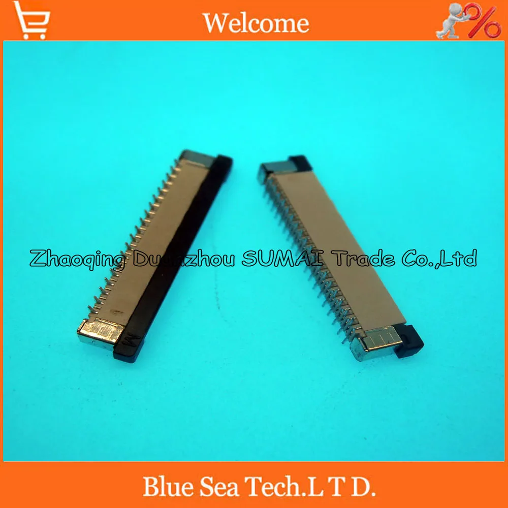 37-контактный разъем Erect SMD типа FPC/FFC 0 5 мм для ЖК-экрана DVD/GPS/MP3/PDA/телефона и т. Д. |