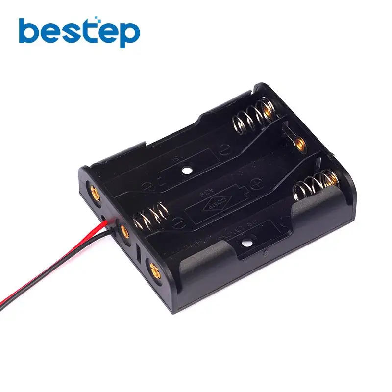 2 шт. коробка для батареек 3AA с выключателем для 3 АА 4,5 В выходных батарей Горячая распродажа.