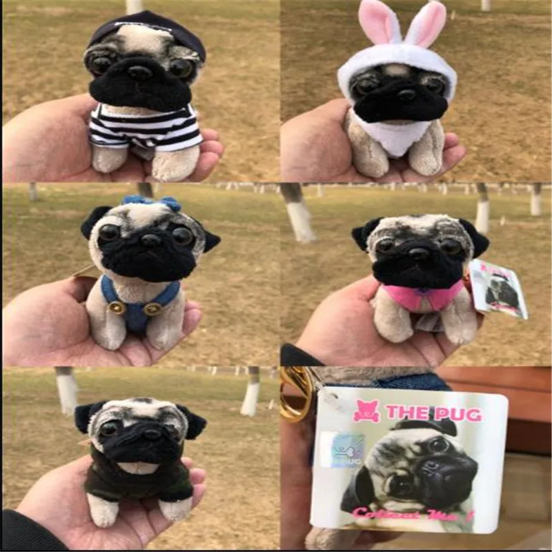 Shar Pei Dog Plush Toy Pendant Keychain toys keychain ladies car bag Christmas birthday High about 13cm | Игрушки и хобби