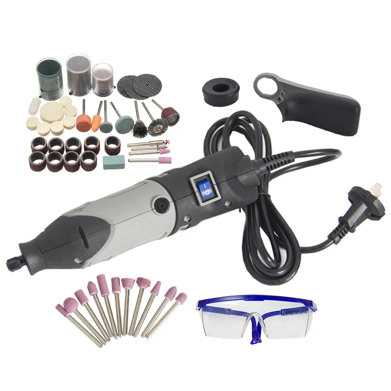 TENWA 170 Вт Мини дрель скорость роторный инструмент стиль Dremel электрическая мини