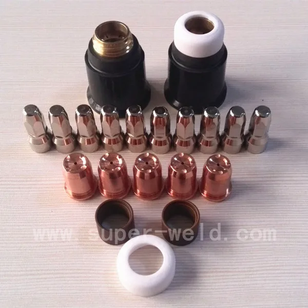 Электрода Trafimet S75 pr0117x10шт насадка PD0114 x10шт вихревое кольцо PE0112x1pc удерживающая