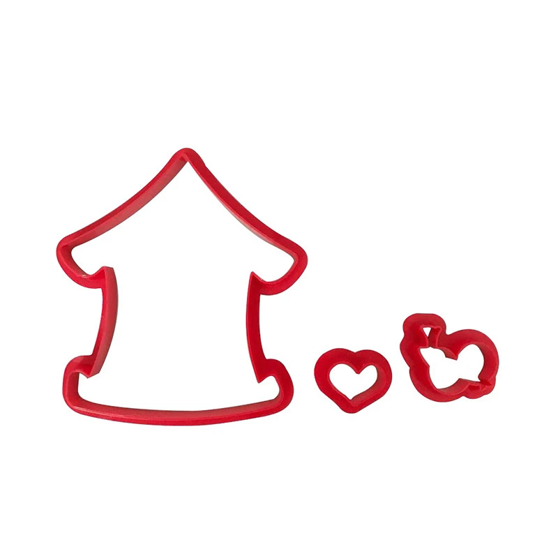 Рождественский дом лося формы для выпечки 3D печенья печать тиснение резак Торт